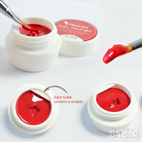НОВО! VENALISA Mud Gel UV LED гел бои за рисуване, снимка 6 - Продукти за маникюр - 31744254