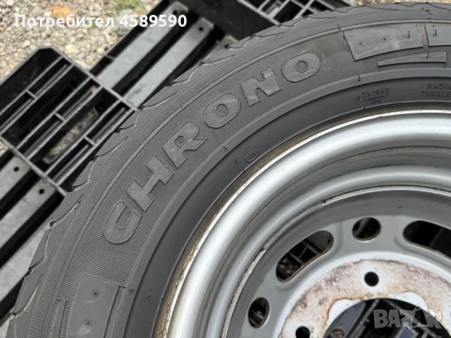 Резервна гума+Джанта 16цола 6x205 за ДВОЙНА ГУМА Mercedes Sprinter(2006-2026),Vw Crafter(2006-2017), снимка 10 - Гуми и джанти - 55668026