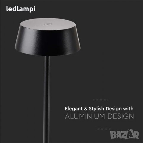 Настолна LED Лампа 2W Димиране Презареждане Топло Бяла Светлина, снимка 3 - Настолни лампи - 37741097