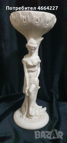 Винтидж италианска скулптура FARO - Алабастър/ Смола