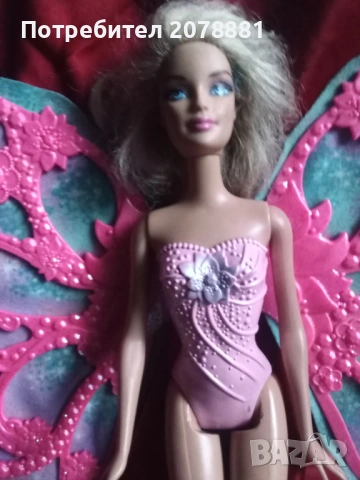 Колекционерска кукла Барби фея, снимка 4 - Кукли - 53366303