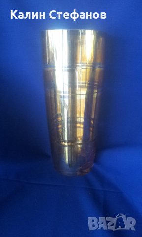 Две различни вази калиево стъкло от едно време, снимка 5 - Антикварни и старинни предмети - 29876470