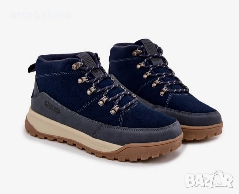 Мъжки зимни боти Big Star от естествена велурена кожа, 3цвята , снимка 12 - Мъжки боти - 53045245