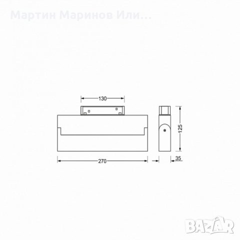 Магнитен LED спот., снимка 4 - Лед осветление - 30756190