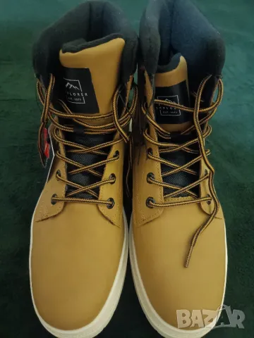 Мъжки зимни боти 43 номер NewYorker бежави , снимка 2 - Мъжки боти - 47289783