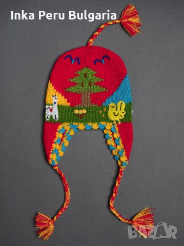  Автентични перуански бебешки шапки Chullo от 0 до 2 години, различни цветове, снимка 10 - Бебешки шапки - 40190611