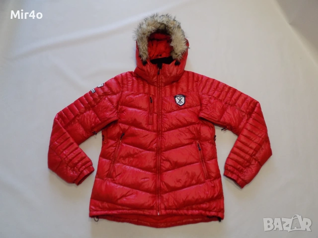 пухено яке bergans of norway парка палто горнище худи екип блуза туризъм планина дамско оригинално L