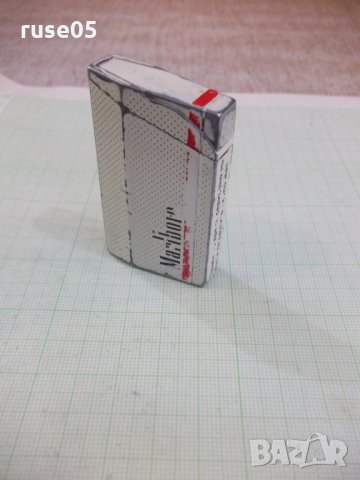 Запалка "Marlboro" пиезокристална с мек пламък работеща, снимка 6 - Други ценни предмети - 29635454