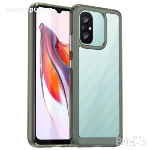 Xiaomi Redmi 12C / 11A Силиконов Калъф Transparent TPU и Протектор, снимка 4 - Резервни части за телефони - 52638558