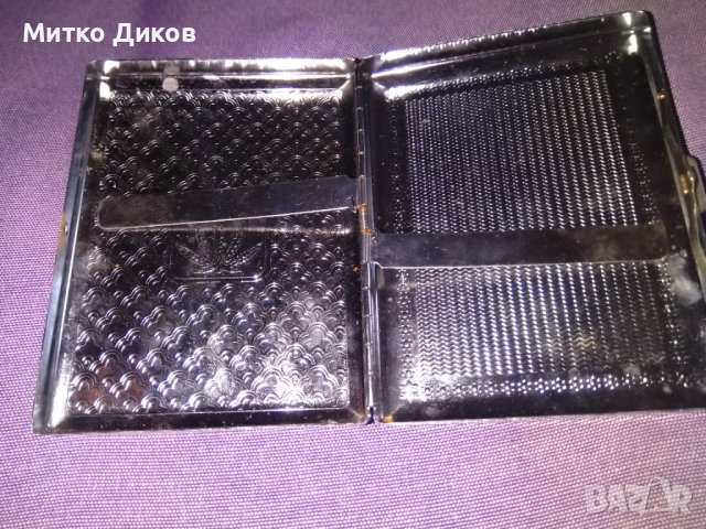Табакера метална джойнт за дълги цигари нова 107х83х15мм, снимка 7 - Табакери - 42505271