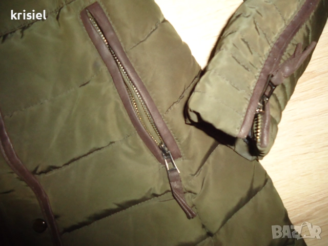 ZARA--ТОПЛО ЯКЕ С ГЪШИ ПУХ--S номер, снимка 5 - Якета - 52314058