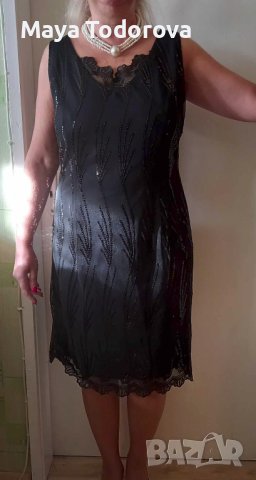 Черна рокля Кензо, снимка 1