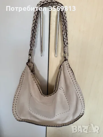 ОРИГИНАЛ FENDI ФЕНДИ УНИКАЛНА ГОЛЯМА МЕКА ЧАНТА САК 100% естествена кожа, снимка 7 - Чанти - 55722282