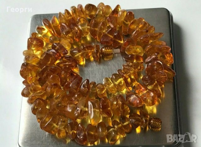 100 % чист висококачествен Балтийски кехлибар 50.32 грама. , снимка 9 - Колиета, медальони, синджири - 29365002