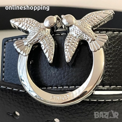 **НОВИ** стилни PINKO колани – ОПАКОВАНИ в кутия, готови за подарък, снимка 7 - Колани - 52991744