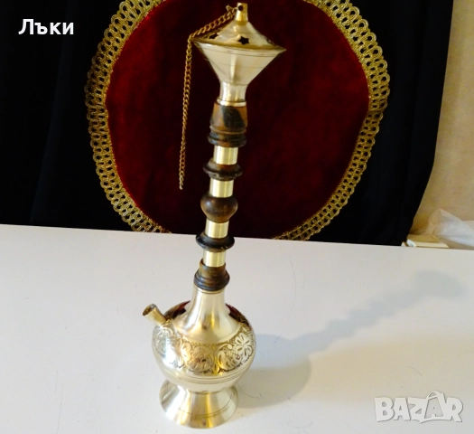 Бронзово наргиле уникат. , снимка 9 - Антикварни и старинни предмети - 51476824