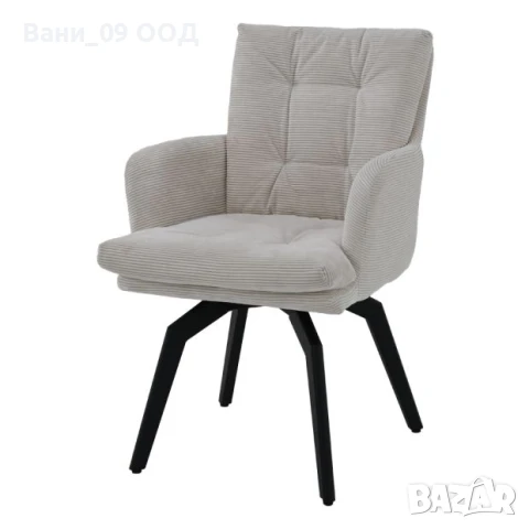 Луксозен въртящ се трапезен стол, снимка 10 - Столове - 50705762