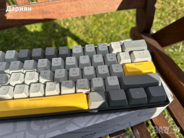 Механична Клавиатура Ajazz x Nacodex NK61 / 60% / Cherry MX Red Switch-ове / Hot swap /, снимка 5 - Клавиатури и мишки - 53353364