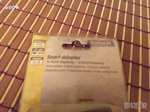 НОВ SCART АДАПТЕР/ПРЕХОД, снимка 5 - Плейъри, домашно кино, прожектори - 30296259