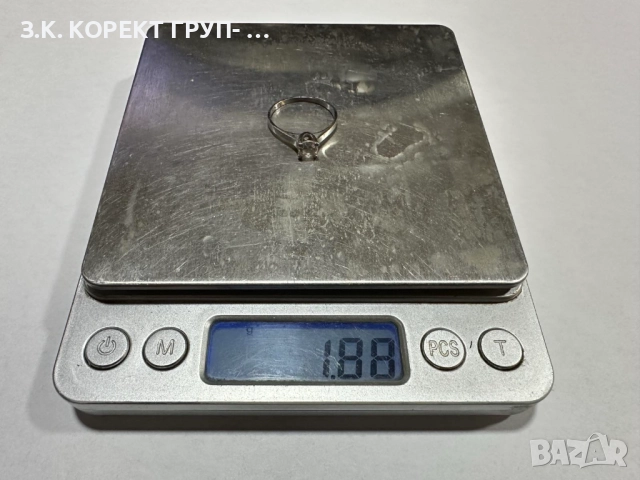 Златен пръстен 14к, 1,88гр, снимка 3 - Пръстени - 52739633