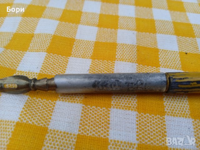 Стара писалка с перо, снимка 6 - Други ценни предмети - 37341286