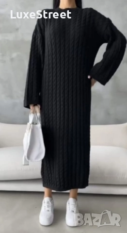 Дамски Рокли - Плетиво 🤍, снимка 2 - Рокли - 52434993