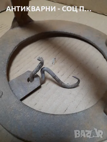 Соц Стар Ръчно Кован Капан Клюса За Животни., снимка 2 - Антикварни и старинни предмети - 48744586