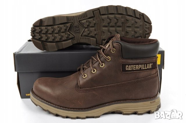 Обувки Caterpillar Founder dark brown, снимка 7 - Мъжки боти - 42489328