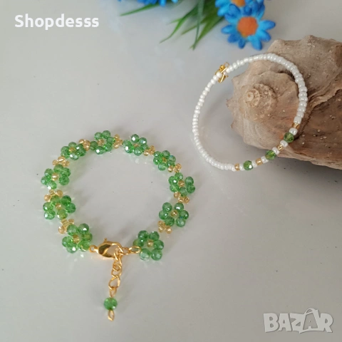 Ръчно изработен комплект , снимка 6 - Колиета, медальони, синджири - 54167944