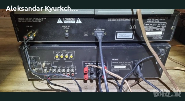 система Denon, състояща се от CD плейър DCD-345, усилвател UPA-F07 и тонколони, снимка 5 - Ресийвъри, усилватели, смесителни пултове - 53936083