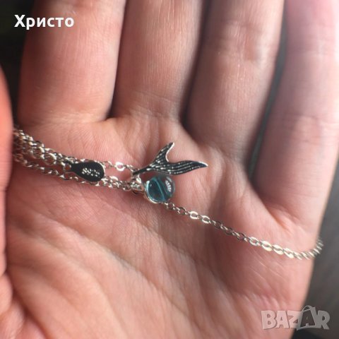 Сребърно колие за жена - S925 , снимка 3 - Колиета, медальони, синджири - 29970806