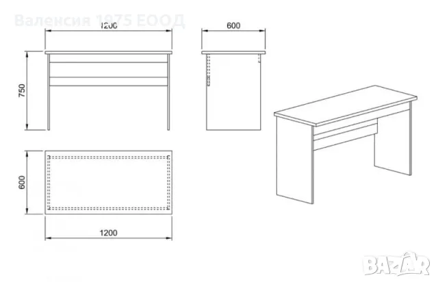 Бюро Гранд 42, снимка 2 - Бюра - 29600311