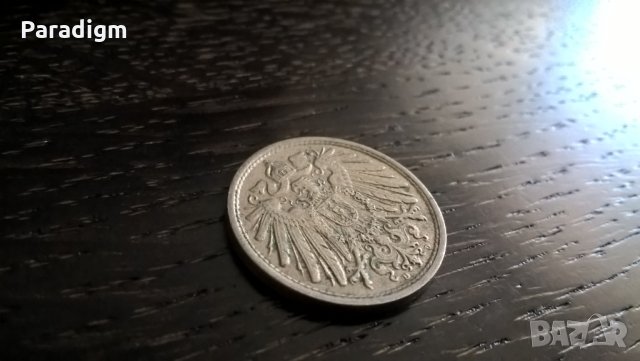 Райх монета - Германия - 10 пфенига | 1915г.; серия D, снимка 2 - Нумизматика и бонистика - 30948709