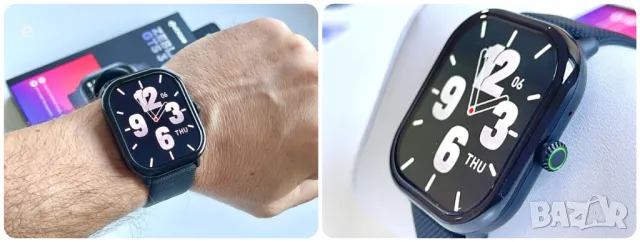 Смарт часовник Zeblaze GTS 3 PRO, AMOLED, 1.97'', Разговори,Водоустойчив. Черен НОВ, снимка 5 - Смарт часовници - 47963026