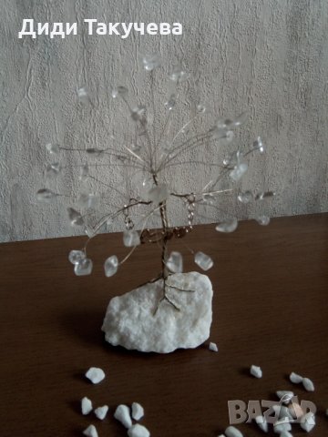 Дърво на живота, късмета, любовта от естествени камъни. Фън Шуй. , снимка 5 - Декорация за дома - 16388161