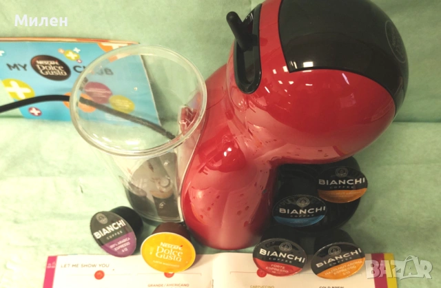 Кафемашина с гаранция 1 година NESCAFÉ® Krups Piccolo XS.Red Black, снимка 6 - Кафемашини - 53994672