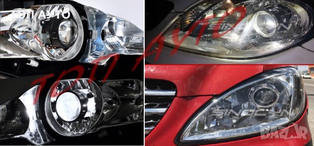 Лупи За Вграждане На Рефлекторен Фар Двойна Светлина, снимка 6 - Аксесоари и консумативи - 30335357