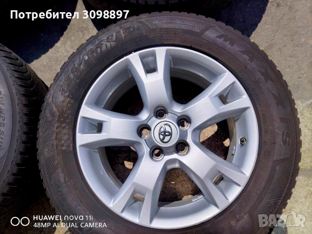 Джанти с почти нови гуми за Тойота Рав4 , снимка 2 - Гуми и джанти - 50674982