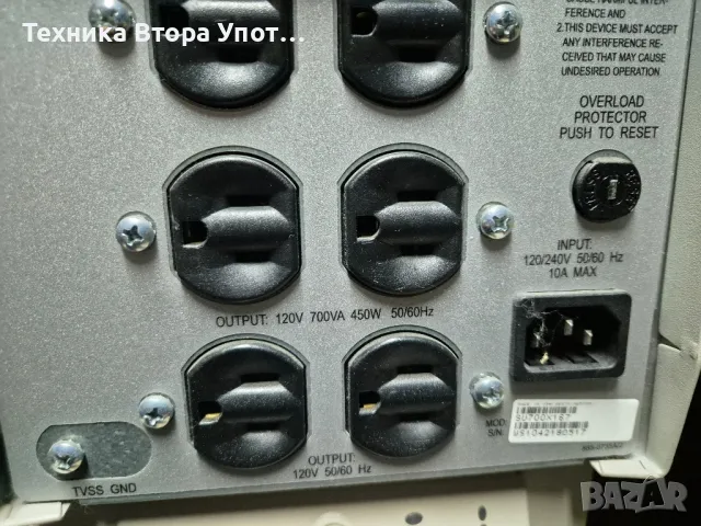 Юпс APC SMART-UPS 700, снимка 3 - UPS захранвания - 49221053