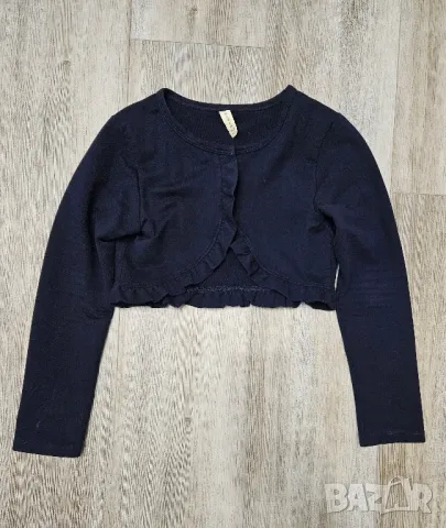 Комплект памучна карирана червена празнична детска рокля с болеро ръст 134, снимка 4 - Детски рокли и поли - 48092416