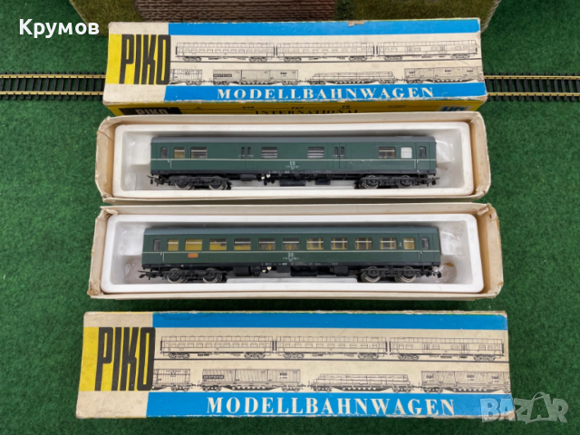 Вагон пътнически поща 4-осен Пико DR HO 1:87 влак ЖП модел