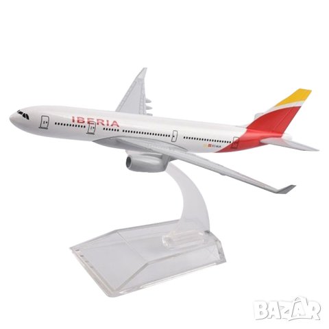 Еърбъс 330 самолет модел макет Iberia метален A330 Иберия, снимка 4 - Колекции - 42896770