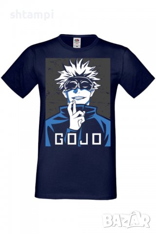 Мъжка тениска Jujutsu Kaisen Satoru Gojo,Анимация,игра,Празник,Повод,, снимка 6 - Тениски - 37936882