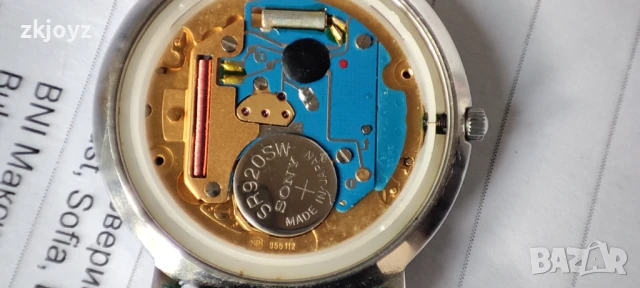 ШВЕЙЦАРСКИ ЧАСОВНИК LUXOR / механзъм ЕТА 955112, снимка 8 - Мъжки - 50738669