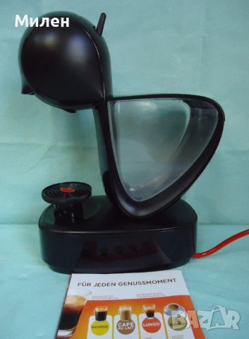 Кафемашина с гаранция 1 година за капсули Долче густо NESCAFÉ® Dolce Gusto Krups Infinissima.Black