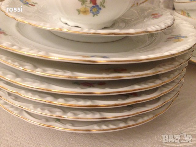 Vintage 1909-1925. Нов. Немски сервиз за кафе/чай и десерт 21 ел., снимка 9 - Антикварни и старинни предмети - 39964330