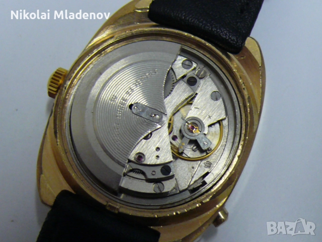 Съветски Позлатен Полет/POLJOT Автоматичен Мъжки ръчен часовник, работещ, снимка 18 - Мъжки - 51947183