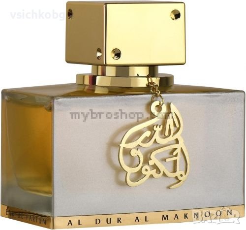 Луксозен aрабски парфюм Lattafa Perfumes Al Dur Al Maknoon Gold 100 мл уд, ванилия, тамян, индийско , снимка 2 - Дамски парфюми - 39335260