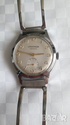 Мъжки часовник Lagonda 15 jewels, снимка 2 - Антикварни и старинни предмети - 42842626