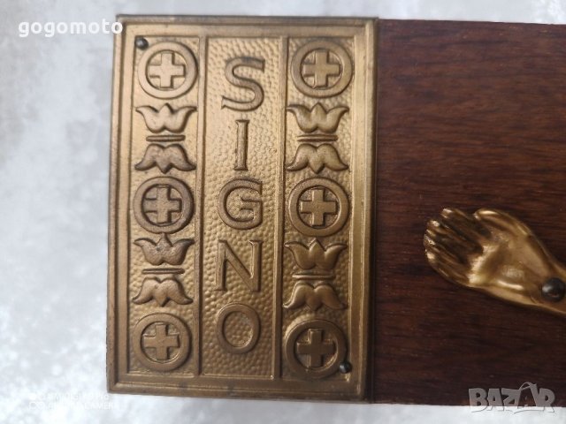 Стар кръст разпятие Христово,голям,тежък кръст от божи гроб,донесен преди 50,Исус Христос, снимка 16 - Антикварни и старинни предмети - 35564520